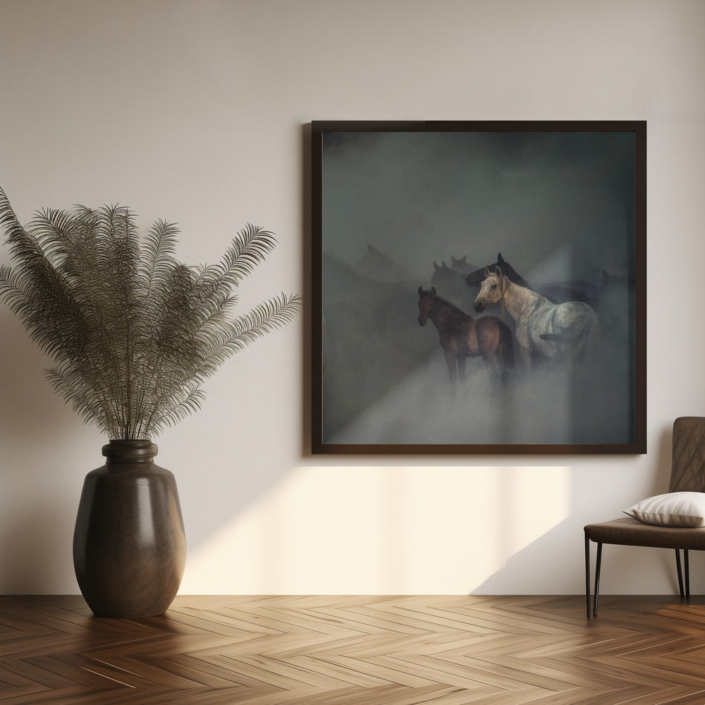 Wall art The lost horses