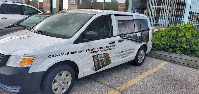 Sample of wrap car Toronto