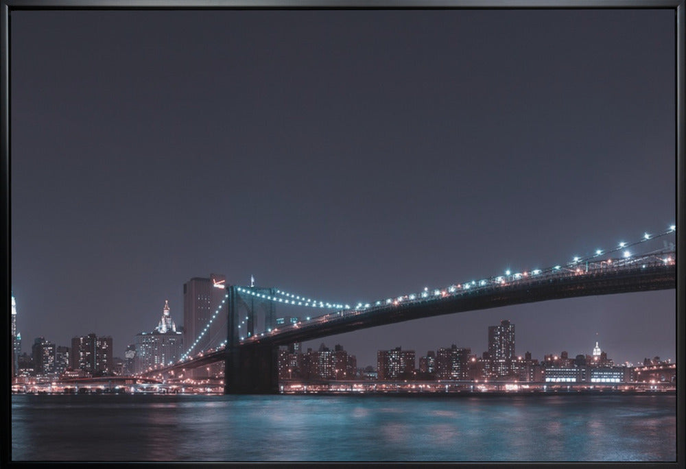 Wall art Manhattan Skyline and Brooklyn Bridge