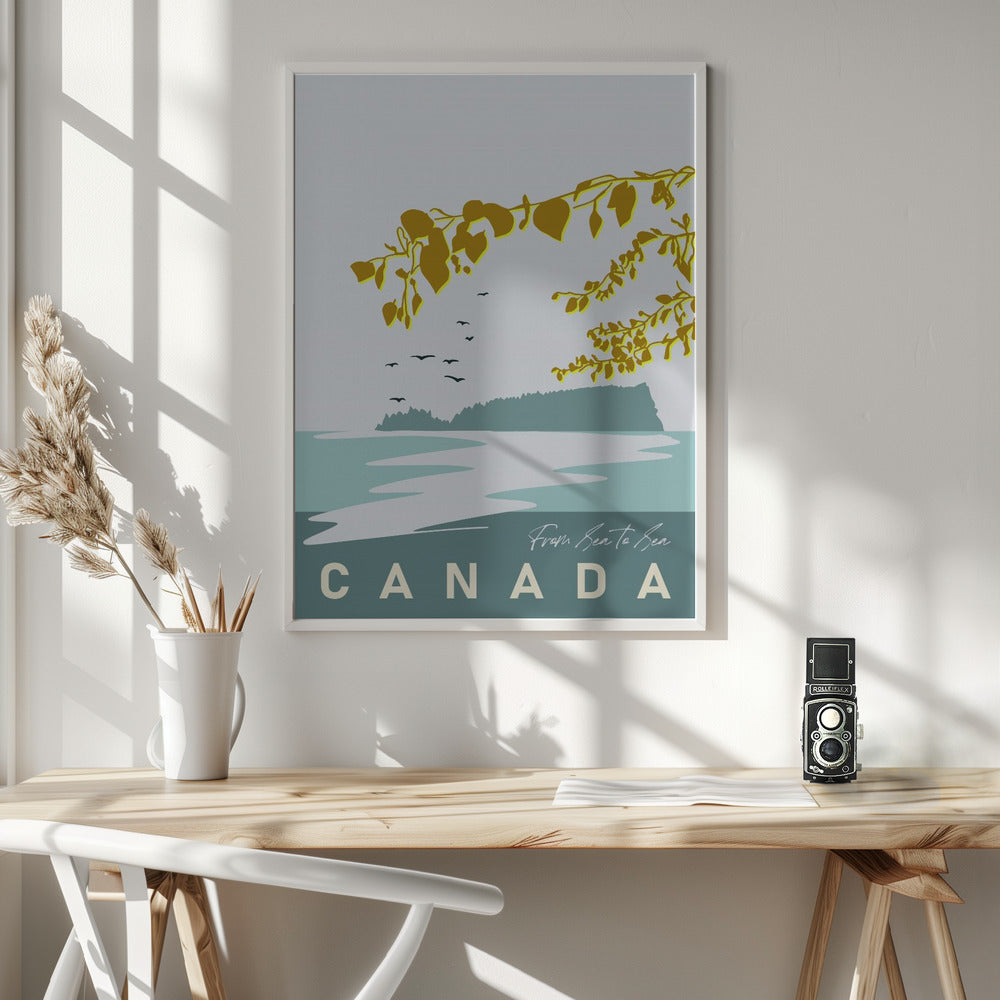 Wall art mellow anticipation Canadian Lakeland