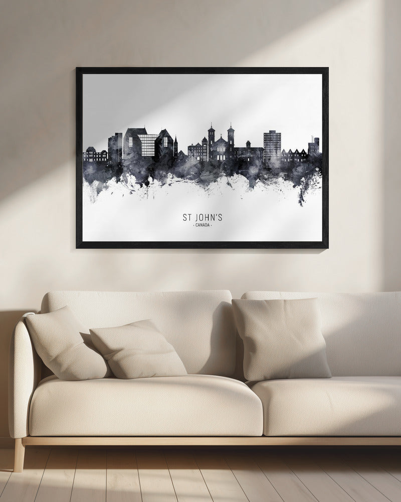 Wall art St John's Canada Skyline