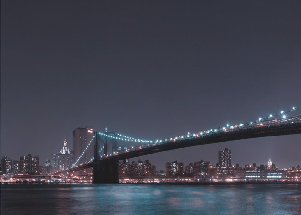 Wall art Manhattan Skyline and Brooklyn Bridge