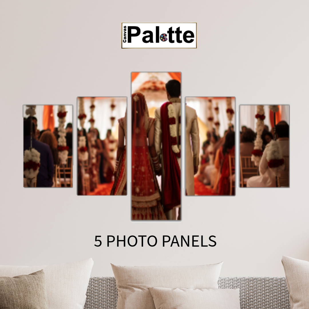 sample 5 panel Indian Wedding Photography