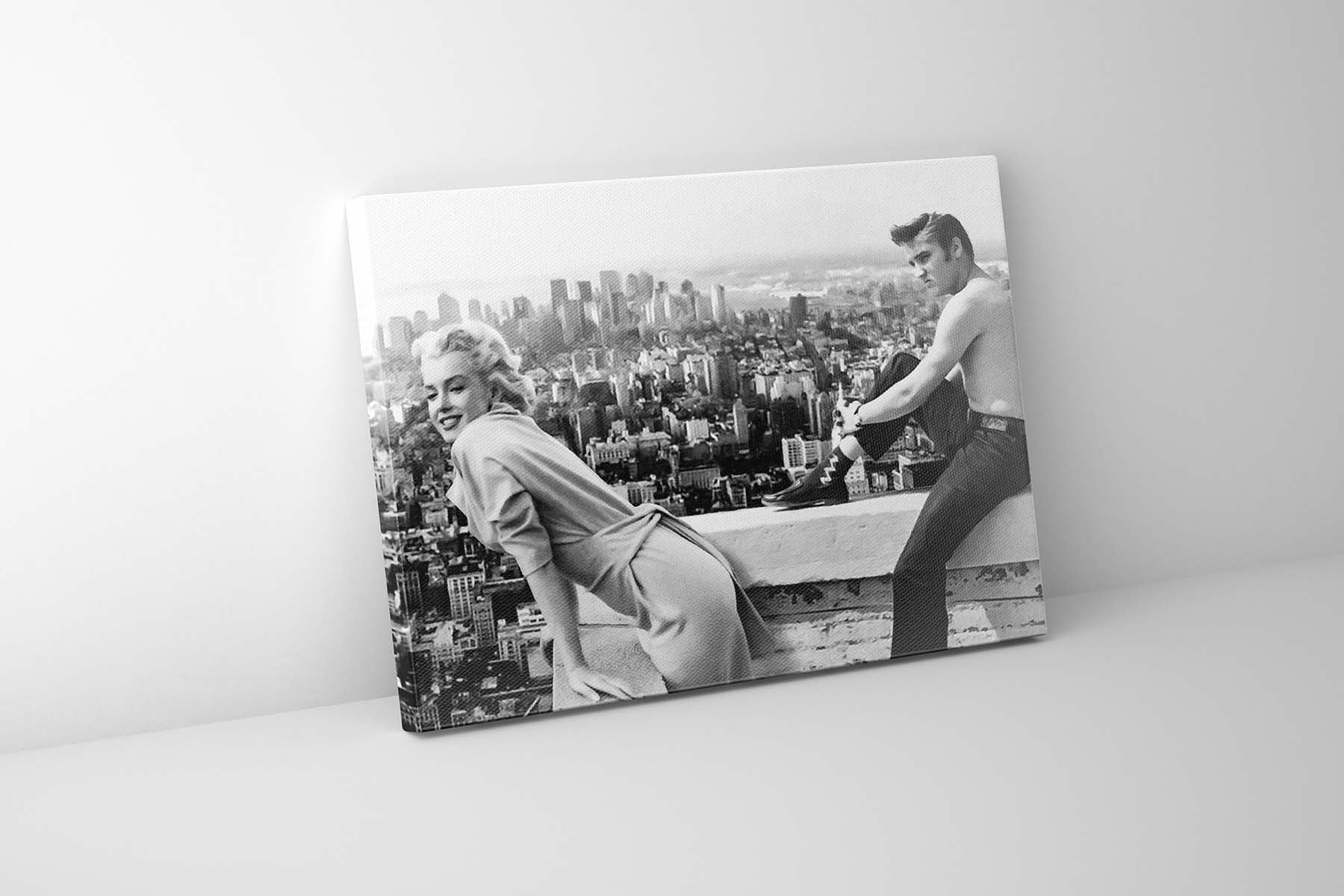 wall art  Marilyn and Elvis 