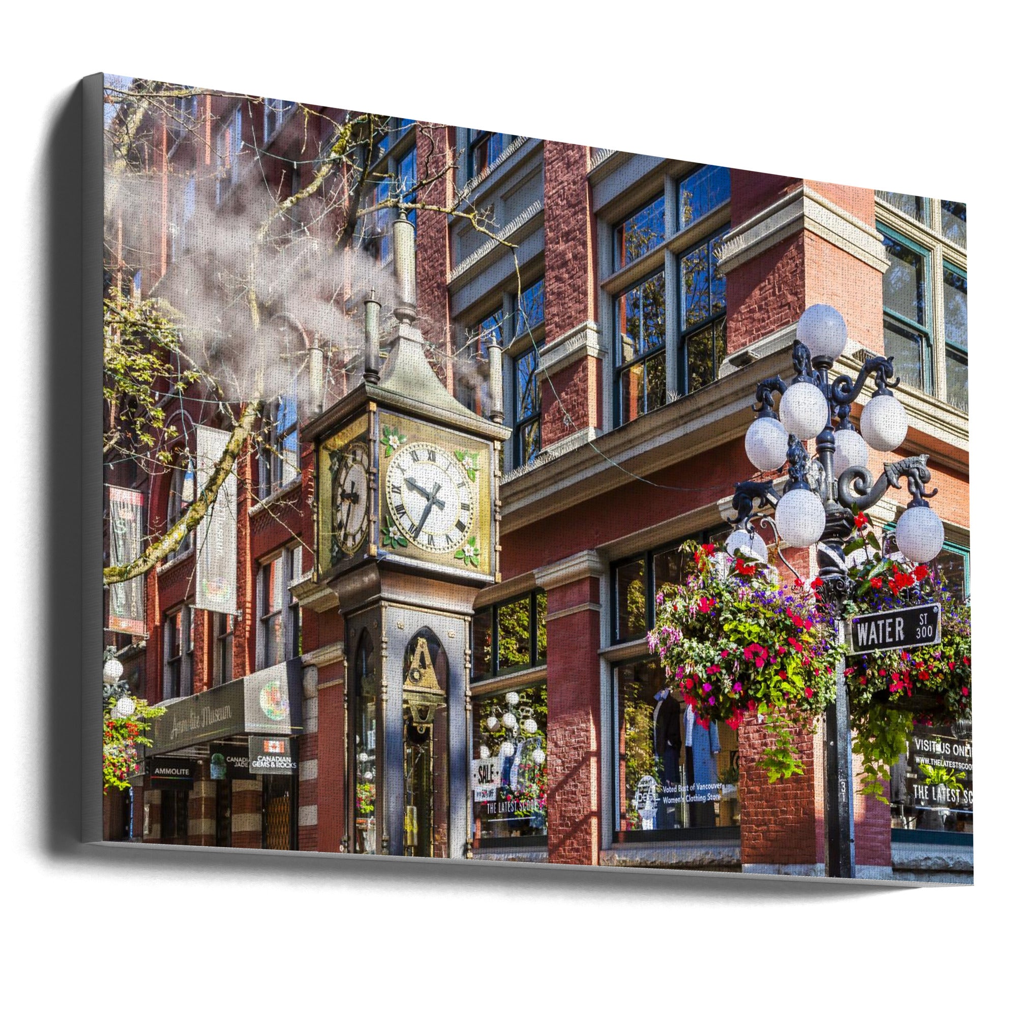 Historic Gastown Steam Clock photo print