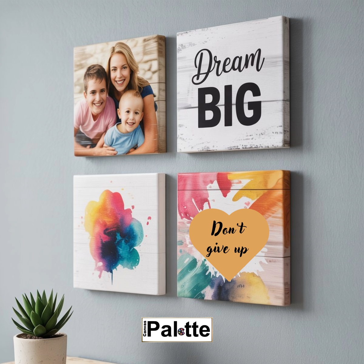 Canvas Prints Creatives – 4-Piece unframed
