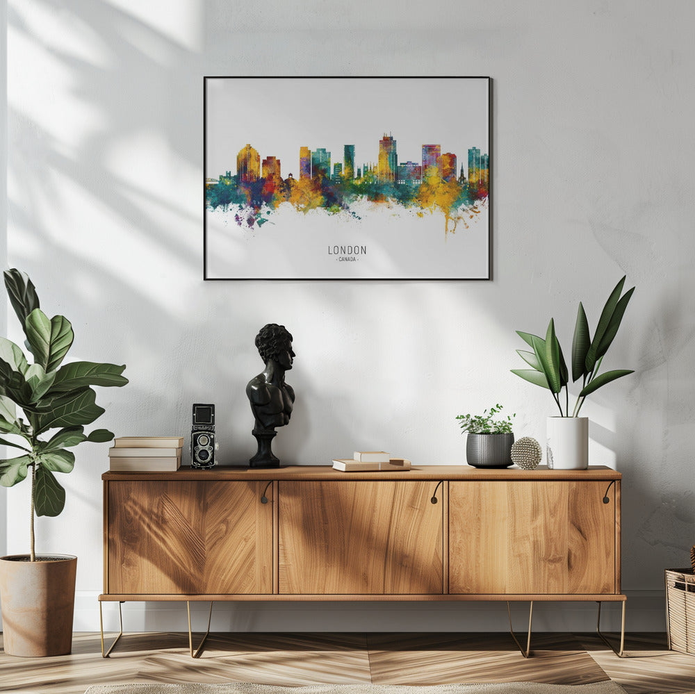Wall art London Canada Skyline