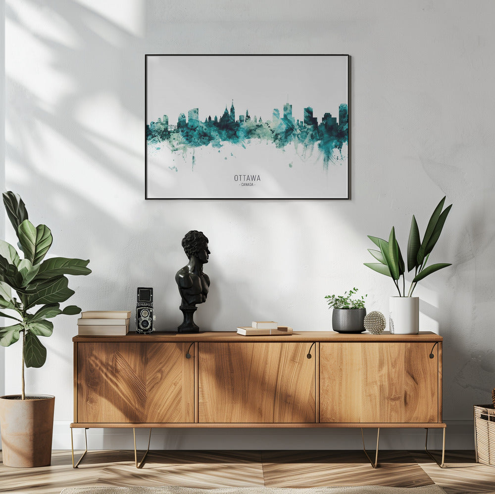Wall art Ottawa Canada Skyline