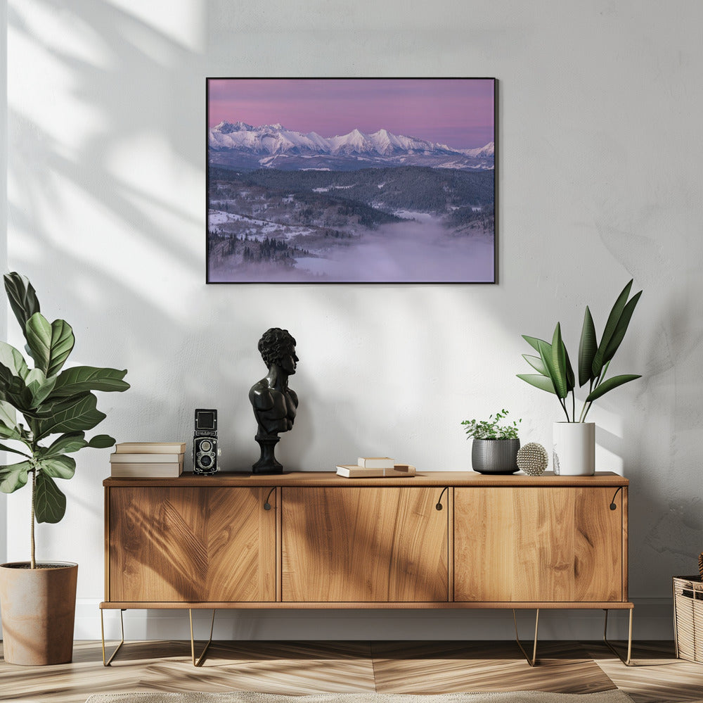 Wall art Dawn - Tatra Mountains