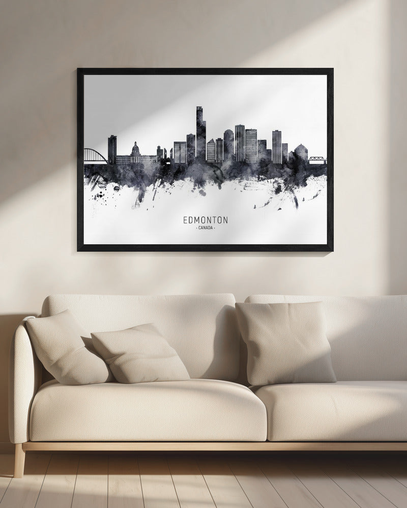Wall art Edmonton Canada Skyline