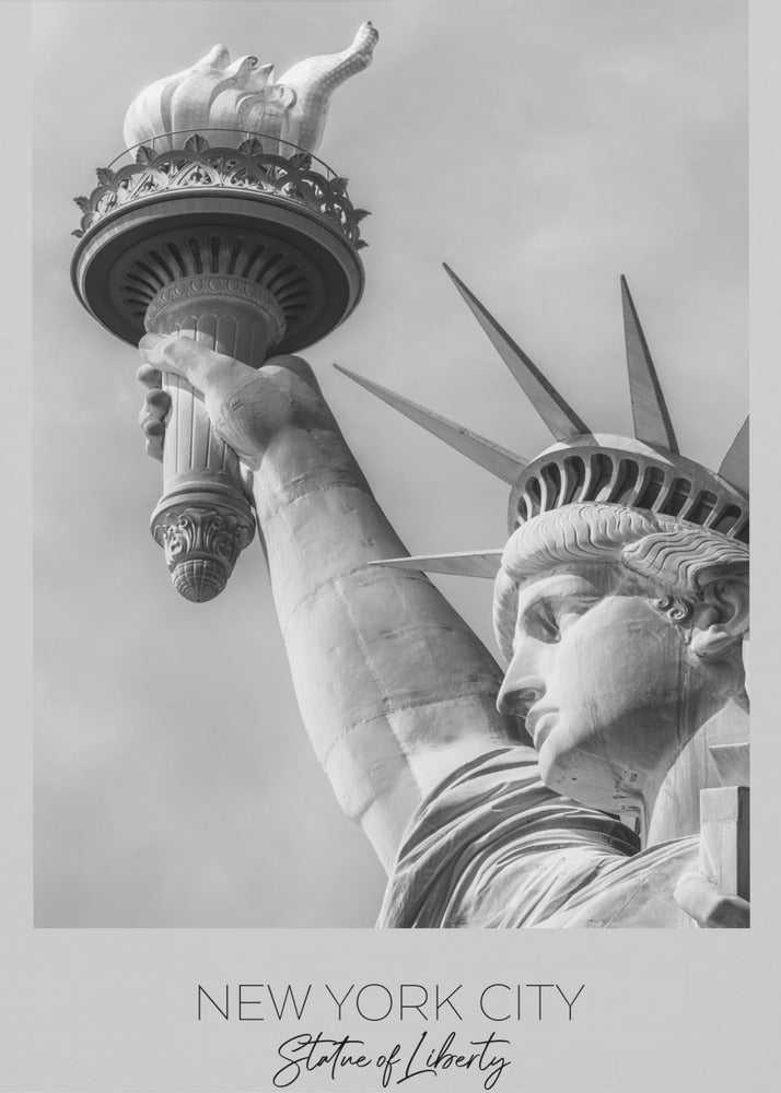 In focus: NEW YORK CITY Statue of Liberty in detail