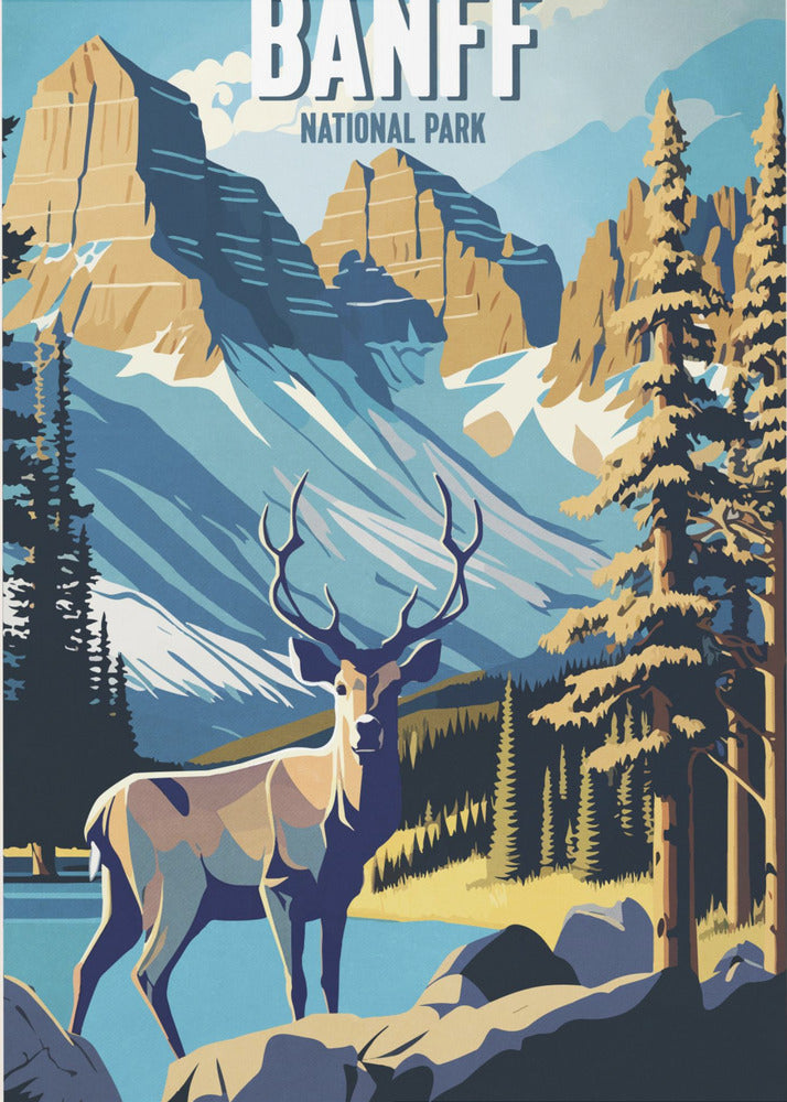 Wall art Banff National Park